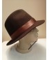 Дамска шапка Естествен филц 58 см